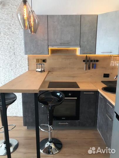 Кухня с барной стойкой (цена за весь гарнитур) ксп