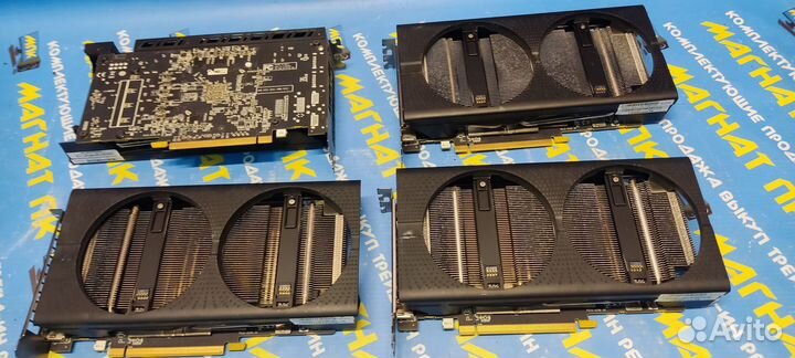 Видеокарты RX470 4GB Mining Edition 4шт
