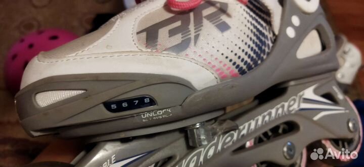 Ролики детские раздвижные Rollerblade с подароком