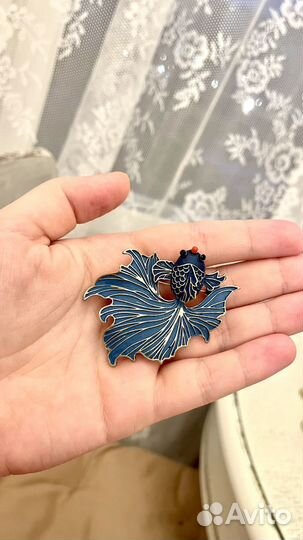 Брошь рыбка знак зодиака подарок 14 февраля