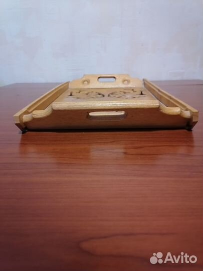 Поднос резной СССР дерево