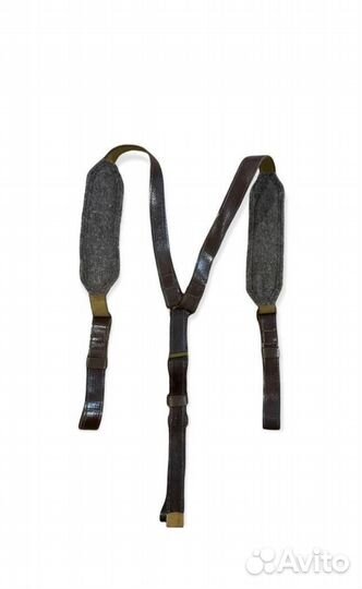 Подтяжки мужские кожаные