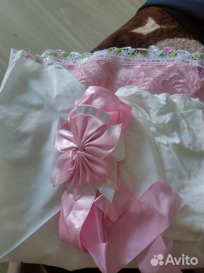 Комплект на выписку для девочки лето