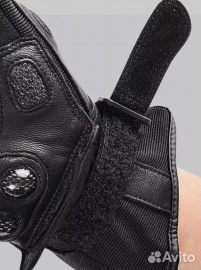 Мотоперчатки кожаные