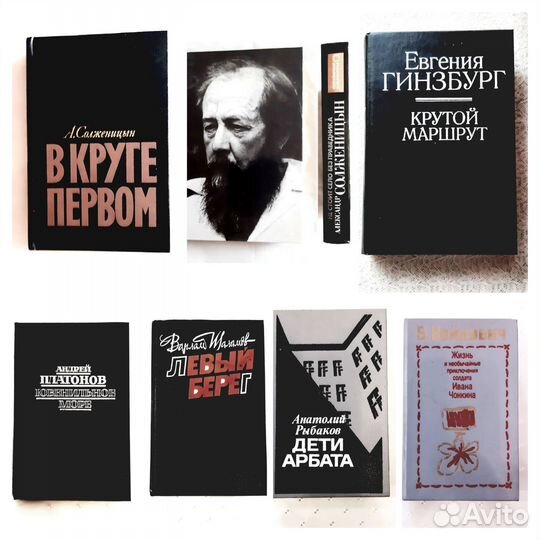 Солженицын Гинзбург Шаламов Рыбаков Войнович Плато