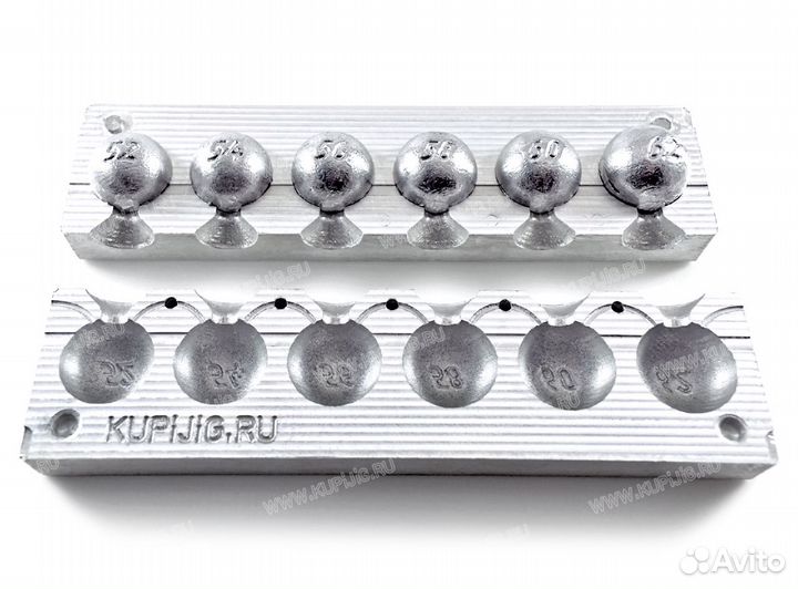 Форма для литья грузил 