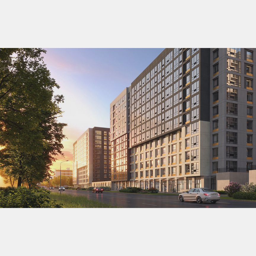 2-к. квартира, 58,4 м², 9/12 эт.