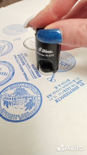 Печати и штампы. Доставка по Москве