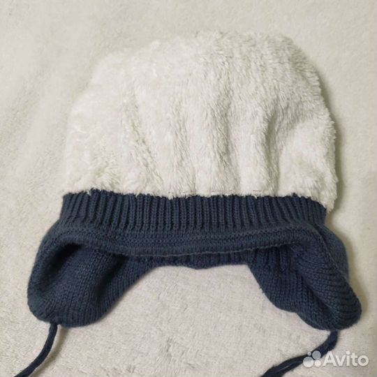 Зимняя шапка на мальчика 50 52