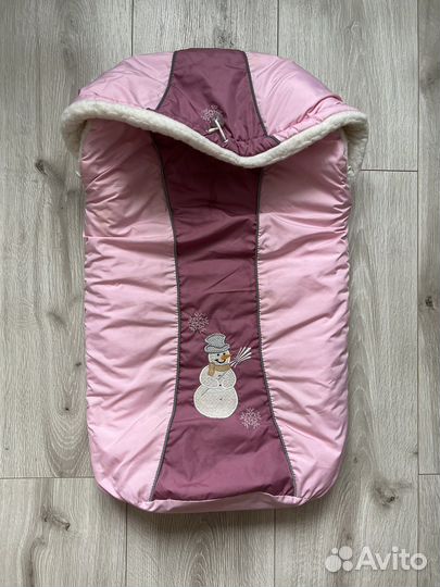 Конверт в коляску зимний на овчине