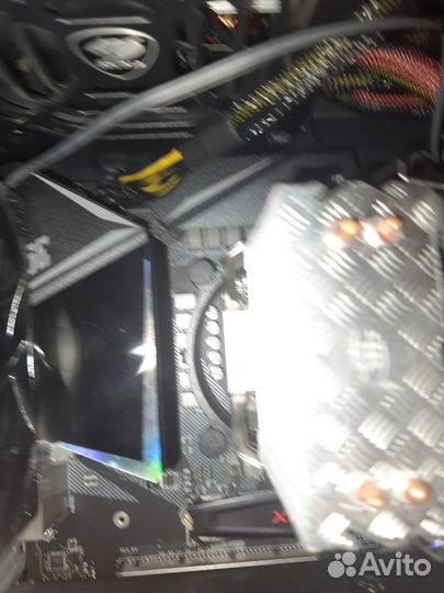 Игровой комплект мать + проц + кулер