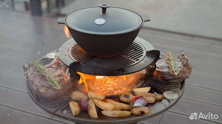 Стойка под казан DIO с кольцом 750