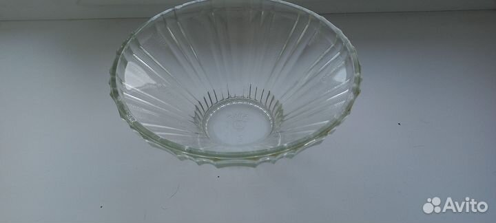 Ваза для фруктов стекло СССР