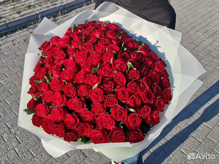 101 Роза Цветы Букеты 75 51 25 15 Розы Доставка