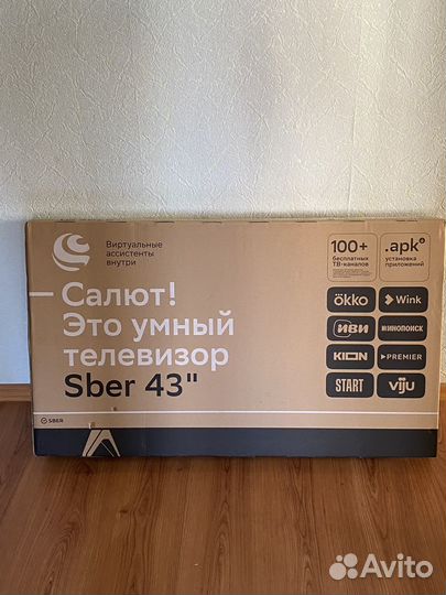Телевизор sber 43 4k