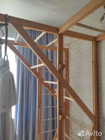 Детский спортивный комплекс деревянный