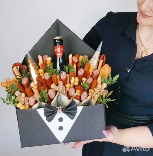 Съедобные букеты для мужчин