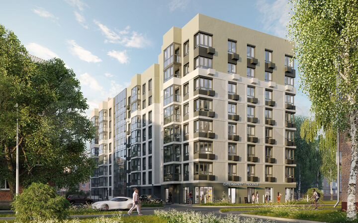 2-к. квартира, 55,7 м², 7/8 эт.