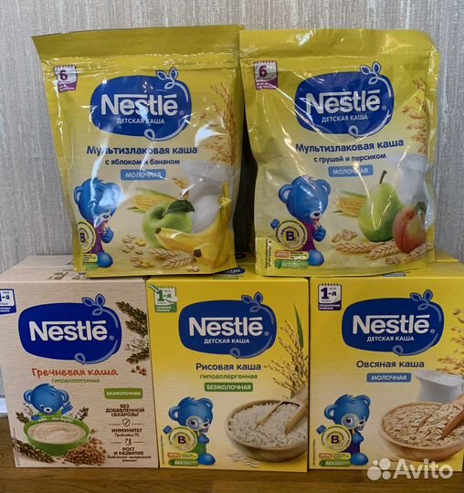 Детские каши нестле