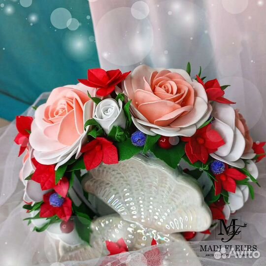 Ободок-венок для волос