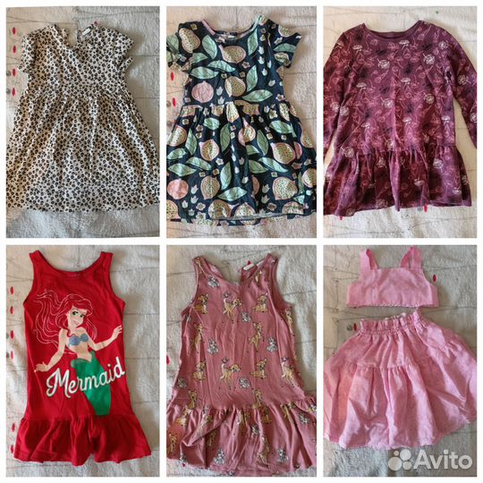 Одежда пакетом для девочки 98