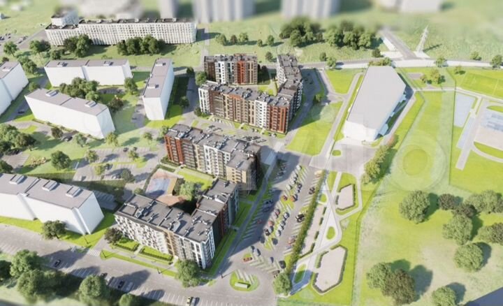 2-к. квартира, 51,7 м², 6/8 эт.