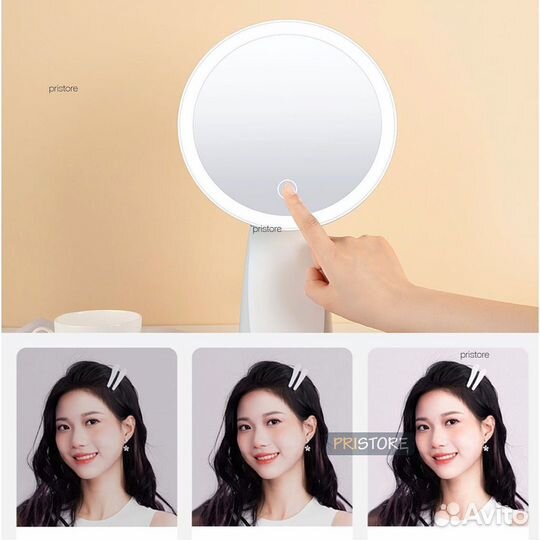 Светодиодное зеркало с беспроводной зарядкой J&J