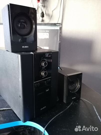 Акустические колонки 2.1 sven ms-1820 не рабочие