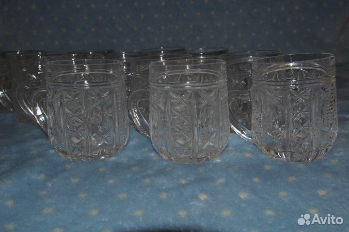 Набор хрустальных кружек