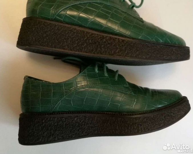 Туфли женские 37 размер зеленые