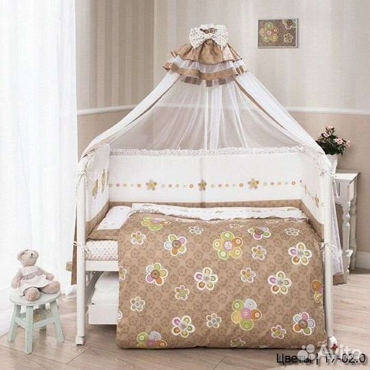 Комплект В кроватку perina 7 предметов сатин