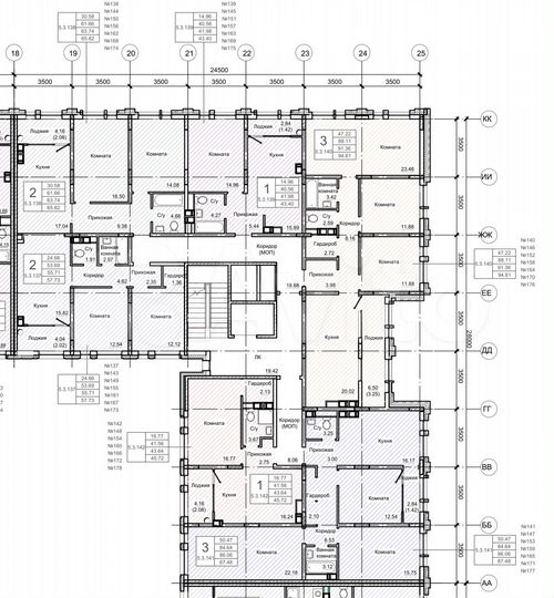 1-к. квартира, 42,7 м², 2/9 эт.