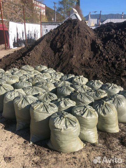 Чернозем в мешках и россыпью