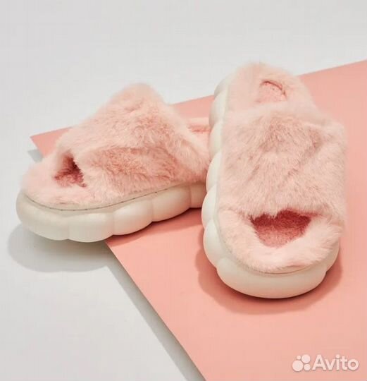 Тапочки домашние воздушные пушистые