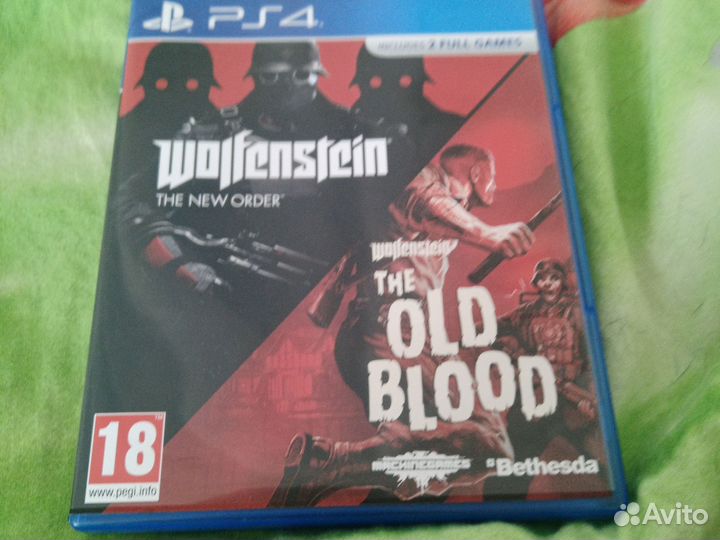 Игры для приставок ps4 Wolfenstein 2 части