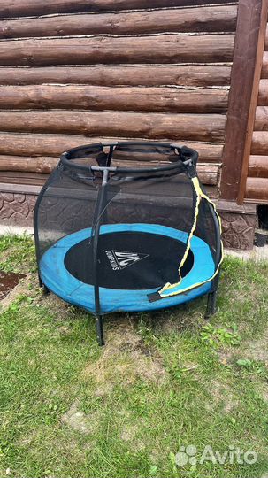 Детский батут с сеткой