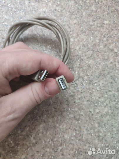 Кабель удлинитель 1.8 метра usb, usb to usb