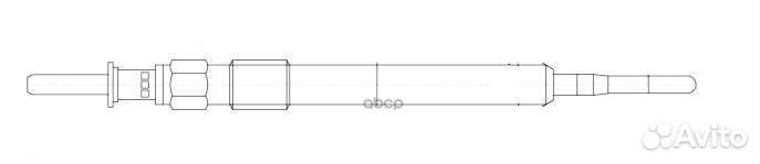 Свеча накаливания mercedes-benz C (W204) (06)