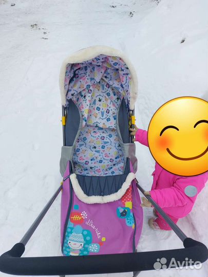 Коляска санки