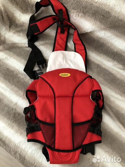 Слинг, рюкзак-кенгуру Selby красный