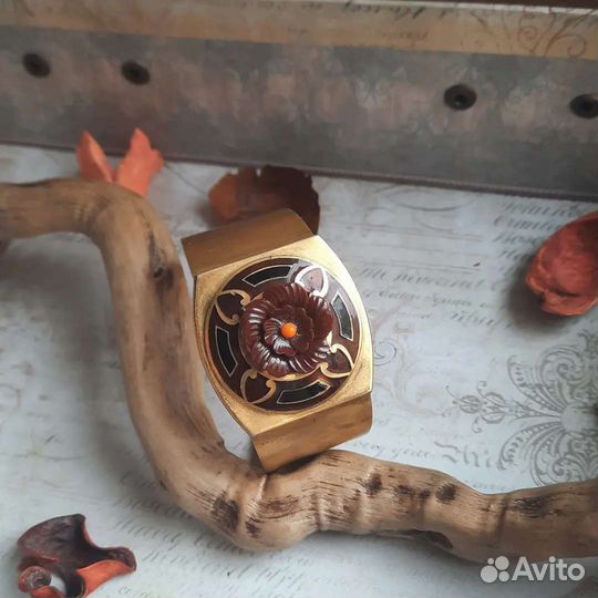 Винтажный браслет манжета.Франция