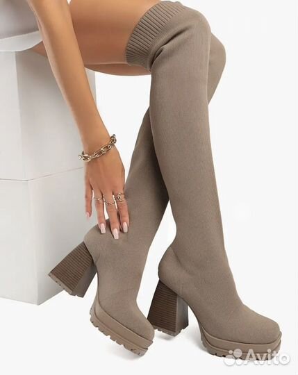 Сапоги чулки 38