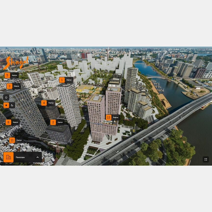 2-к. квартира, 60,3 м², 19/25 эт.