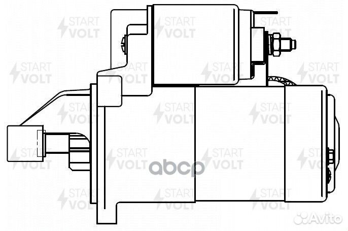 Стартер Great Wall Hover H3 (09) 2.0i/Hover H5