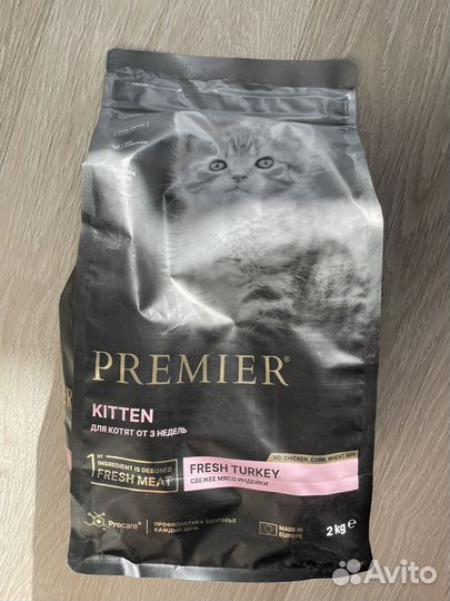 Корм premier для котят