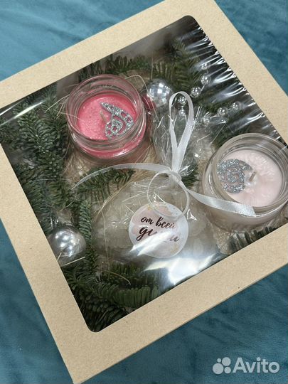 Свечи ручной работы новогодние