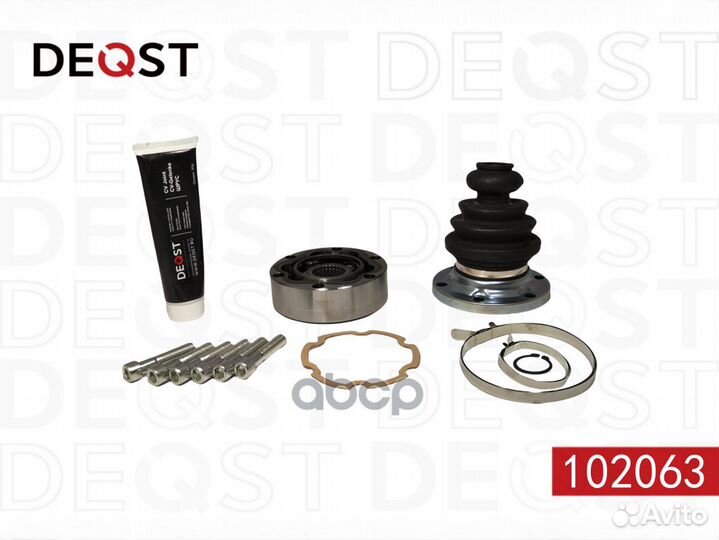 ШРУС audi 80,90,100,A4,A6/VW passat 102063 deqst