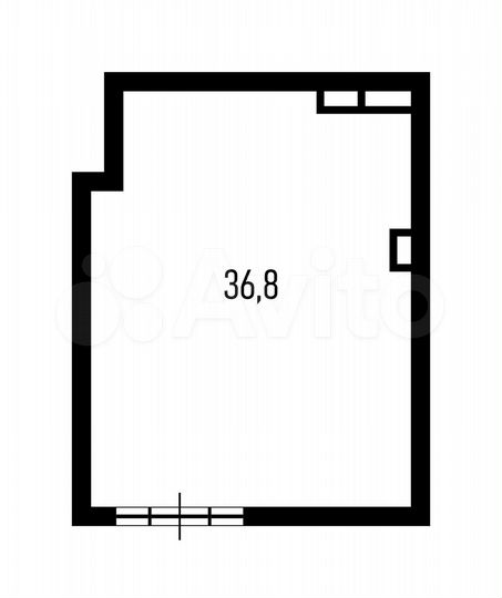 Торговое помещение в ЖК Время, 36.8 м²