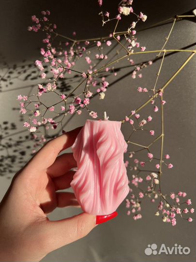 Свечи ручной работы,кокосовый воск