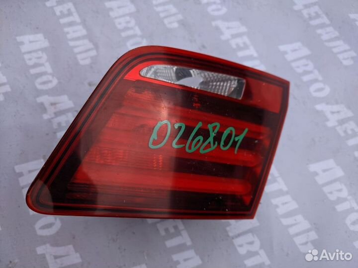 Фонарь задний правый внутр. BMW 5 F10 2009